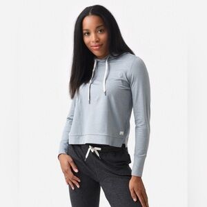Vuori Halo hooded blue Sweatshirt